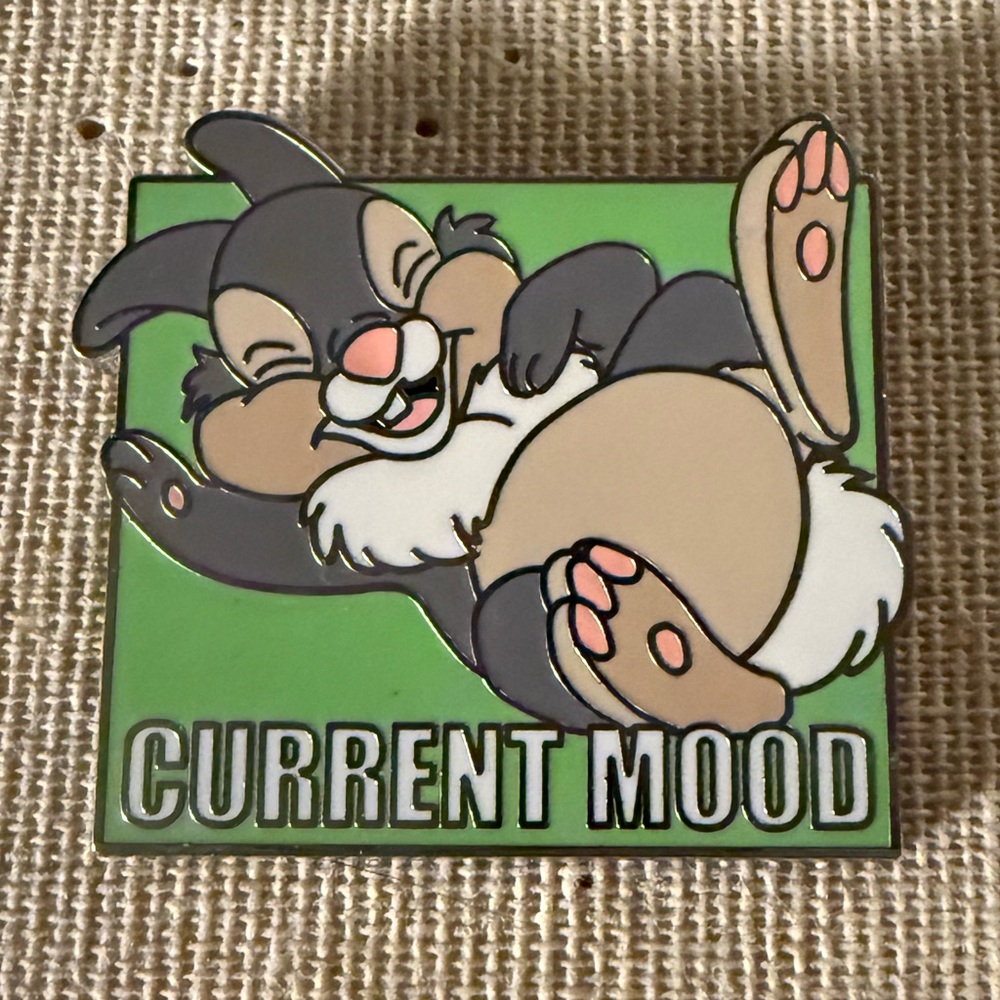 Disney Thumper Brooch - Green and Tan